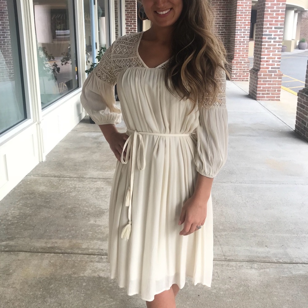 Cream dress